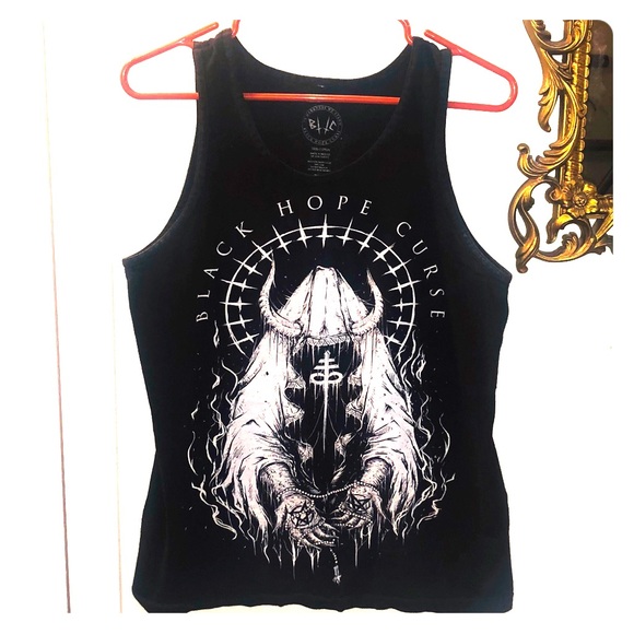 BLACK HOPE CURSE tank top size small - Picture 1 of 3